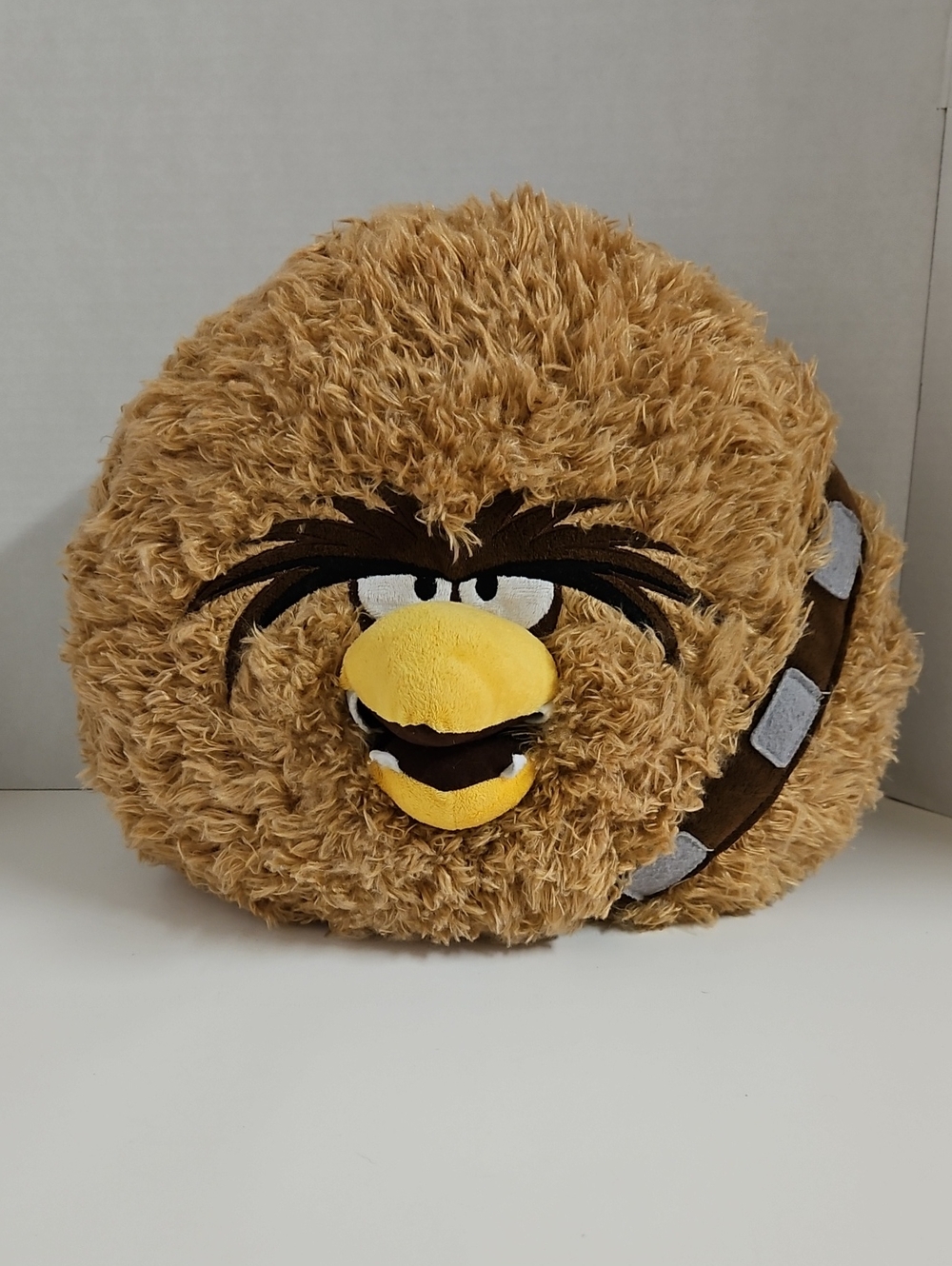 Plush Brown Chewbacca Angry Bird Plush Large 16"